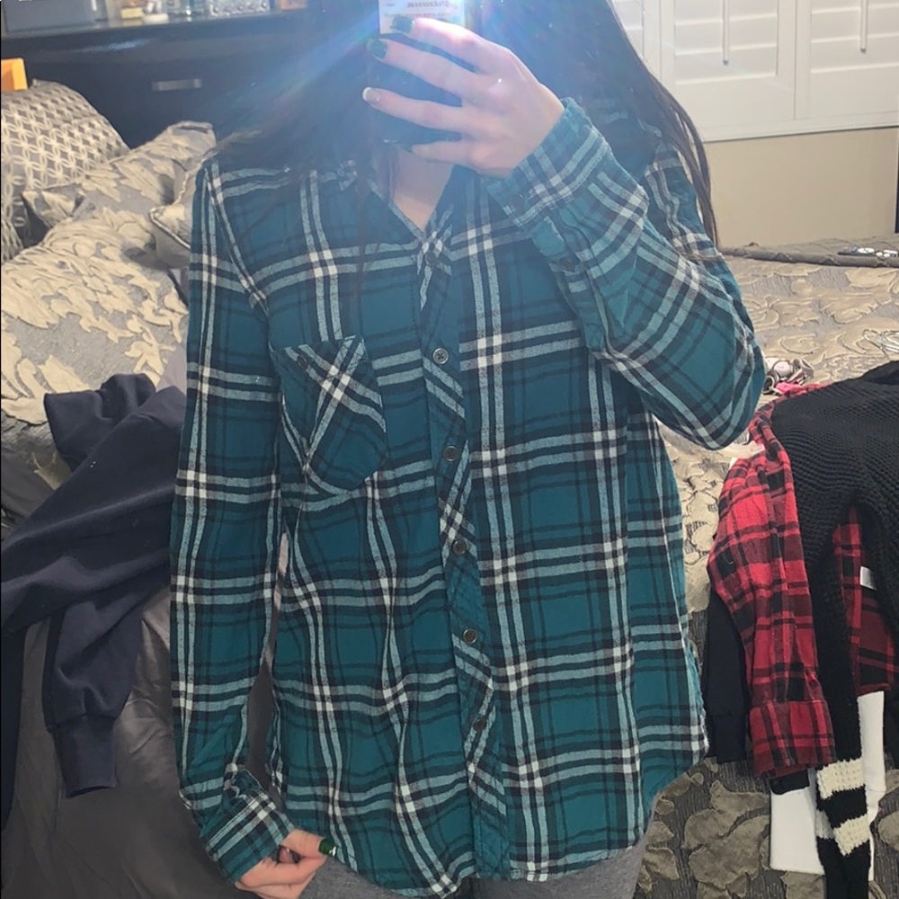 Teal Flannel